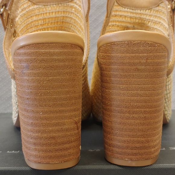 Steven Raffia Sweep Pump Natural Multi-9 - Picture 7 of 16